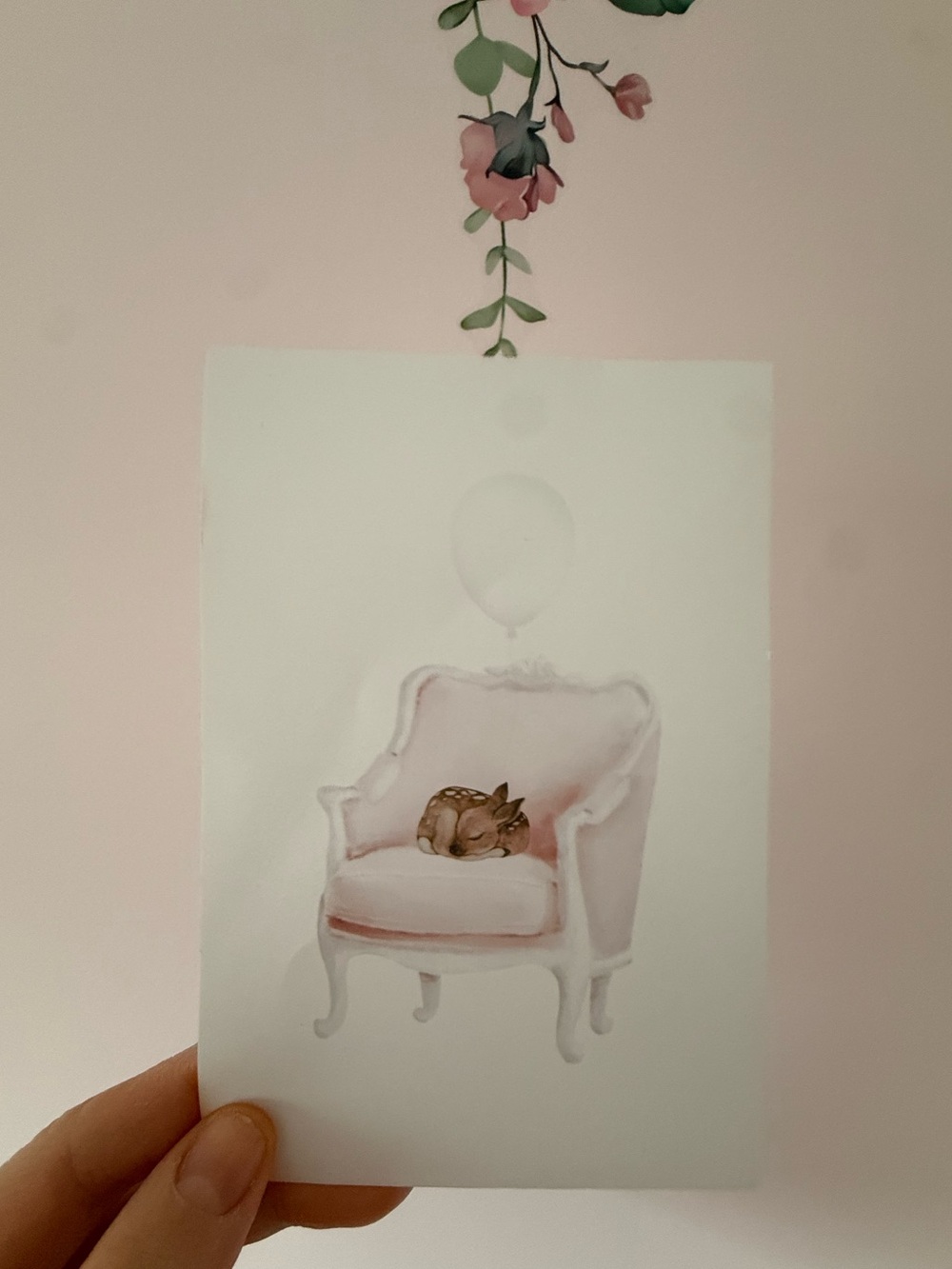 🆓 with purchase Nursery Print “Sleeping Fawn”